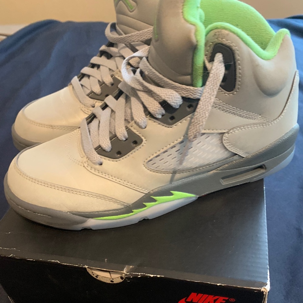 Jordan 5 “Greenbean”  Mens 7.5/Youth 6.5